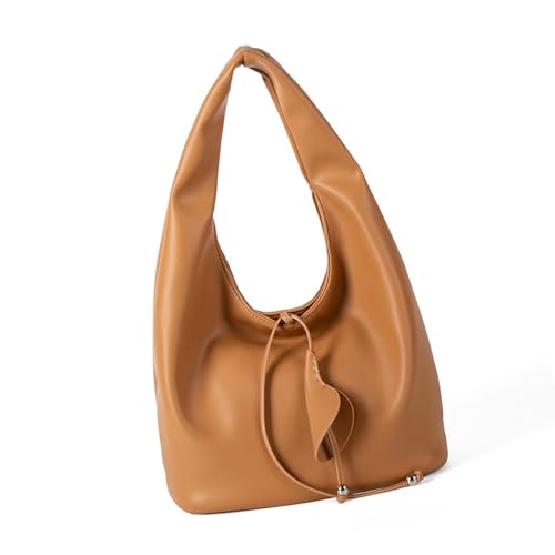 Leichte Achselhöhlen Tasche Handheld Tasche Freizeitöcktaschen PU Leder Achselhalte Geldbeutel Mit Großer Kapazität Für Stilvolle Frauen Geräumige PU Leder Schulter Geldbörse von FIRSTXIU