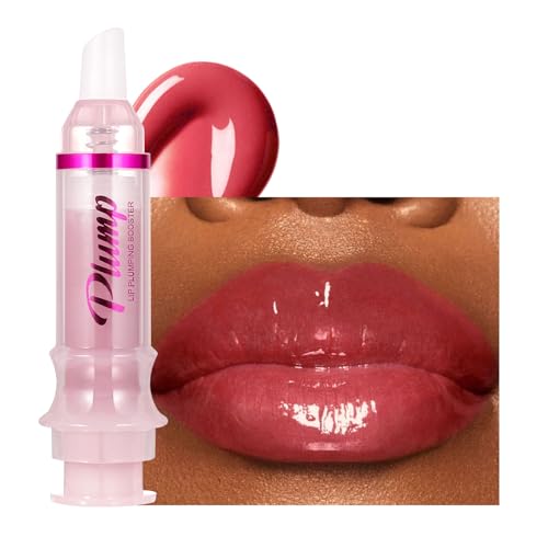 Lip Plumping Lip Gloss Plump & Schmollfleck Feuchter Feuchtigkeitsöl Für Volle Lippen Boosteröl Feuchtigkeitsfeuer Für Frauen Und Mädchen von FIRSTXIU