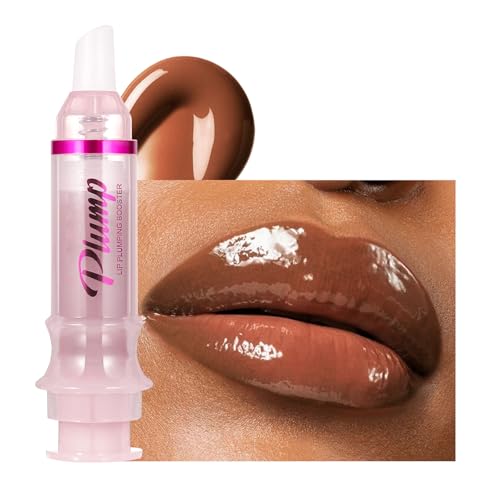 Lip Plumping Lip Gloss Plump & Schmollfleck Feuchter Feuchtigkeitsöl Für Volle Lippen Boosteröl Feuchtigkeitsfeuer Für Frauen Und Mädchen von FIRSTXIU