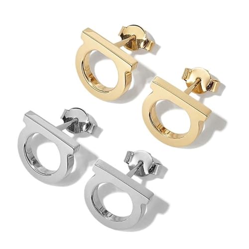 Mehrzweck Unisex Modebriefohrringe In Edelstahl Tragbarem Schmuckzubehör Für Tägliche Verschleiß Und Partys. von FIRSTXIU