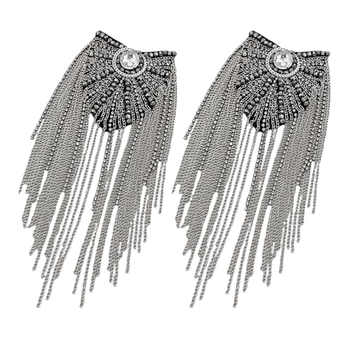 Metall Quasels Schulter Schulter Elektrik Vintage Kette Nähen Dekore Handgefertigte Schulterbrosche Elektroschuhe Kleidung Decors Trottel Für Männer Kinder Elektroschetten von FIRSTXIU