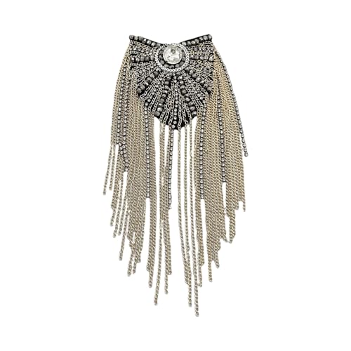 Metall Quasels Schulter Schulter Elektrik Vintage Kette Nähen Dekore Handgefertigte Schulterbrosche Elektroschuhe Kleidung Decors Trottel Für Männer Kinder Elektroschetten von FIRSTXIU