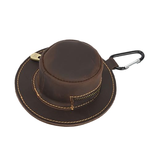 Mode Cowhuts Schlüsselbund Brieftasche Cow Boy Form Reißverschluss Verschluss Münze Geldbörse Wechselhalter Für Männer Frauen Cowboyhut Form Münze Geldbörse von FIRSTXIU