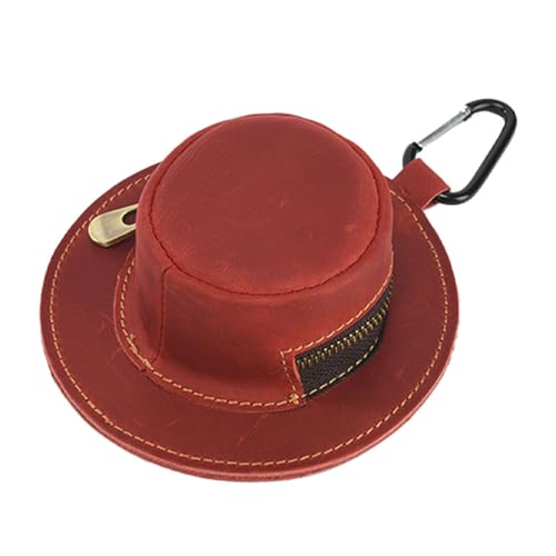 Mode Cowhuts Schlüsselbund Brieftasche Cow Boy Form Reißverschluss Verschluss Münze Geldbörse Wechselhalter Für Männer Frauen Cowboyhut Form Münze Geldbörse von FIRSTXIU