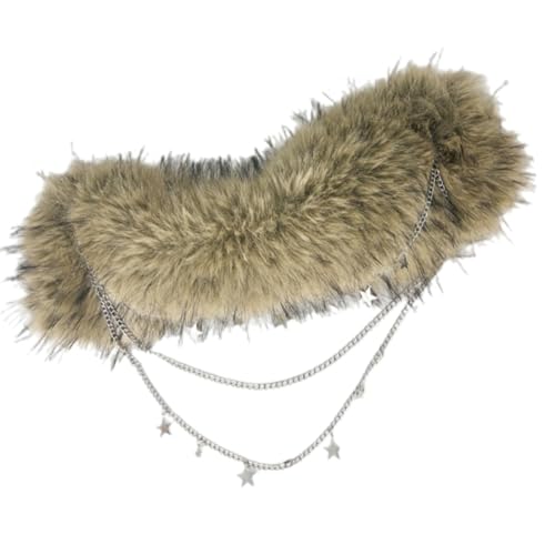 Mode Heißes Mädchen Low Taille Accessoire Punk Taillenkettengürtel Mit Niet/Sterncharm Für Lässige Outfits Und Partys Mode Accessoire von FIRSTXIU