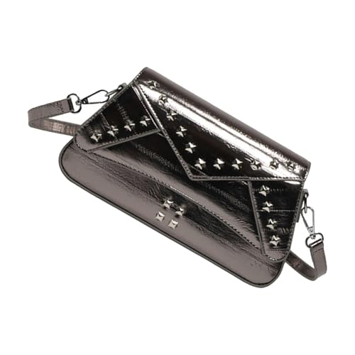 Mode Niet PU Umhängetasche Für Frauen Und Mädchen Lässige Crossbody Taschen Angingbare Satchel Geldbörse Für Den Täglichen Gebrauchsumbtertasche von FIRSTXIU