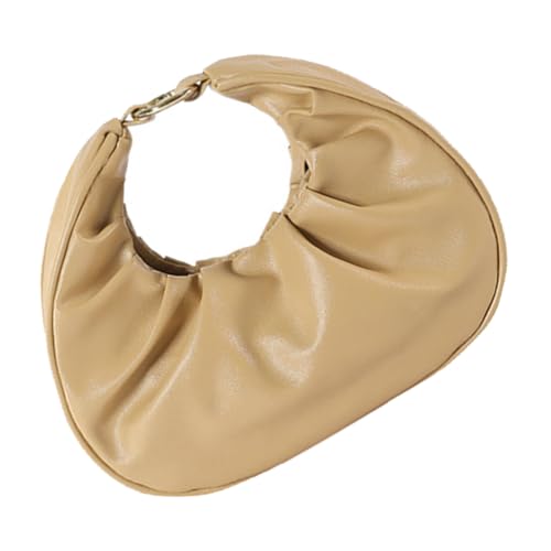 Moderne Gekräuselte Abendbein Für Frauen Leichte Handtasche Praktische PU Große Aufbewahrungsraum Tragetoption Mode PU Leder Geldbeutel von FIRSTXIU