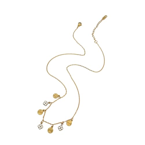 Moderne Star Pendant Halskette Vintage Frauen Mode Halskette Edelstahl Textur Geeignet Für Frauen Täglicher Kleidung Party Kleidung von FIRSTXIU