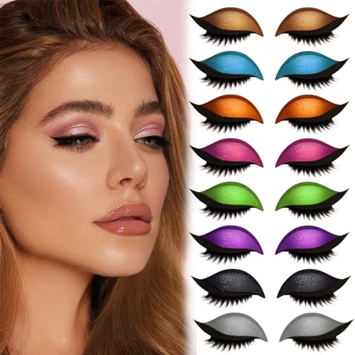Natürliche Falsche Wimpern Mit Subtilem Lidschatten Effekt Schnelle Anwendung Für Alltägliche Make Up Wimpern Aufkleber Für Easy Eye Make Up von FIRSTXIU