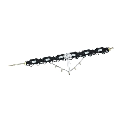 Niedlichkeit Spitze Kurzer Halskette Verstellbare Ketten Halskette Stylische Frauen Für Einen Hauch Von Eleganz Zu Jedem Look Modischen Spitzenschmuck Verleihen von FIRSTXIU
