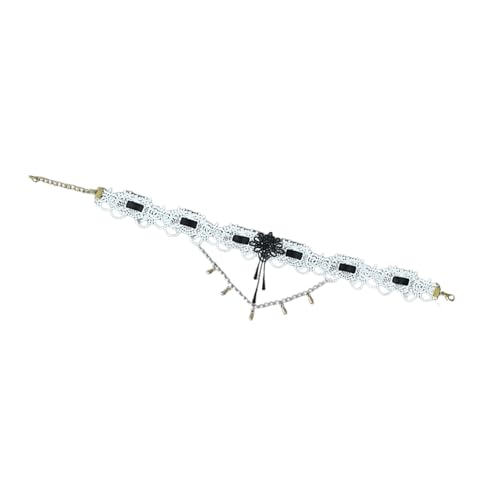 Niedlichkeit Spitze Kurzer Halskette Verstellbare Ketten Halskette Stylische Frauen Für Einen Hauch Von Eleganz Zu Jedem Look Modischen Spitzenschmuck Verleihen von FIRSTXIU