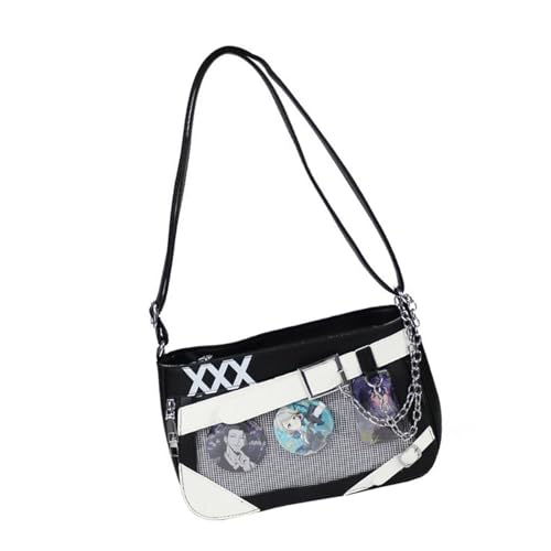 PU Lederabzeichen Display Crossbody Tasche Messengers Bag Anime Ästhetische Umhängetasche Für Modische Teenagerinnen Frauen Einzigartige Designtasche PU Lederabzeichen Display Crossbody Tasche Messengers Bag Anime Ästhetische Umhängetasche Für Modische Teenagerinnen Frauen Einzigartige Designtasche von FIRSTXIU