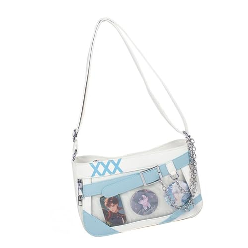 PU Lederabzeichen Display Crossbody Tasche Messengers Bag Anime Ästhetische Umhängetasche Für Modische Teenagerinnen Frauen Einzigartige Designtasche PU Lederabzeichen Display Crossbody Tasche Messengers Bag Anime Ästhetische Umhängetasche Für Modische Teenagerinnen Frauen Einzigartige Designtasche von FIRSTXIU