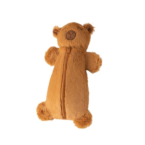 Plüsch Bleistiftkoffer Reißverschlussbeutel Tragbarer Stiftorganisatoren Aufbewahrungstasche Reise Kosmetiktasche Für Studentinnen Frauen Mädchen Organisatoren von FIRSTXIU