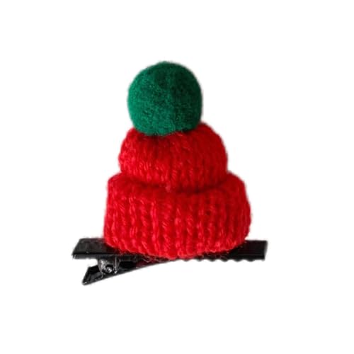 Plüsch Weihnachtshut Haarclip Für Frauen Und Kinder Weiche Acrylfestparty Haarstücke Haarzubehör Acrylfaser Santa Clip von FIRSTXIU