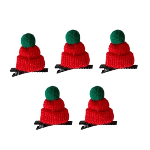 Plüsch Weihnachtshut Haarclip Für Frauen Und Kinder Weiche Acrylfestparty Haarstücke Haarzubehör Acrylfaser Santa Clip von FIRSTXIU