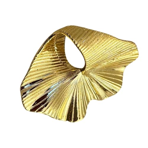 Praktische Geometrische Goldene Farbe Für Frauen Und Männer Die Robuste Legierungsknöchel Joint Ringe Mit Hip Hop Punk Blättern Breite Bandringe von FIRSTXIU