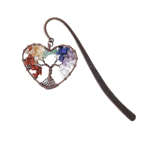 Praktisches Metallbuchzubehör Mit Ätherischer Baum Und Monddekoration Tragbare Lesezeichen Geeignet Für Ruhige Abende Metalllegierung Lesen Accessoire von FIRSTXIU