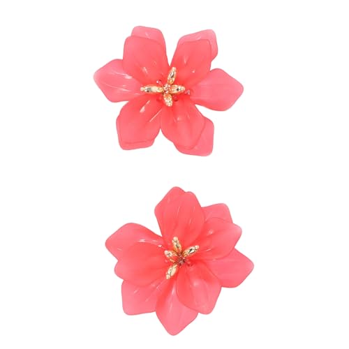 Raffinierte Ohrringe Ohrhörer Schmuck Blumenischen Ohrringe Einzigartige Ohrhänger Harz Textur Pin Für Modeliebhaber Harz Accessoires von FIRSTXIU