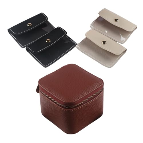 Reise Verwenden Kleine Schmuck Organisatoren Kleine Koffer Mit 4 Taschen Reisen Aufbewahrungsbox Perfekt Für Frauen Und Mädchen Präsentieren Schmuckbehälter von FIRSTXIU