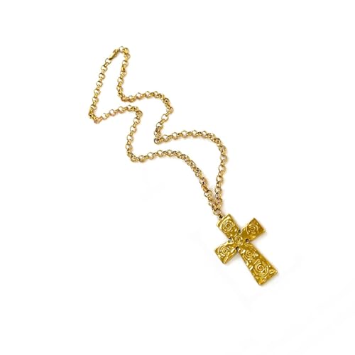 Retro Anhänger Halskette Modernes Design Hip Hop Crucifix Neckchain Edelstahlmetallkette Für Männer Und Frauen Modisches Gothic Jewelry Geschenk Retro Anhänger Halskette Modernes Design Hip Hop Crucifix Neckchain Edelstahlmetallkette Für Männer Und Frauen Modisches Gothic Jewelry Geschenk von FIRSTXIU