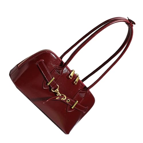 Retro PU Leder Umhängetasche Für Frauen Elegante Unterarmtasche Mode Abend Handtaschen Achsel Achselhöhle Unterarm von FIRSTXIU