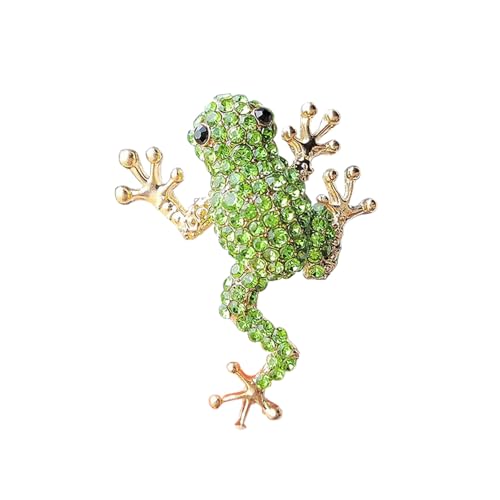 Schimmernde Frösche Brosche Für Frauen Kleidung Tierförmige Nadel Mit Kristall Strassstichen Kleid Mantel Schmuckzubehör Legierung Frosch Stift Kleidungszubehör Geschenke Schimmernde Frösche Brosche Für Frauen Kleidung Tierförmige Nadel Mit Kristall Strassstichen Kleid Mantel Schmuckzubehör Legierung Frosch Stift Kleidungszubehör Geschenke von FIRSTXIU