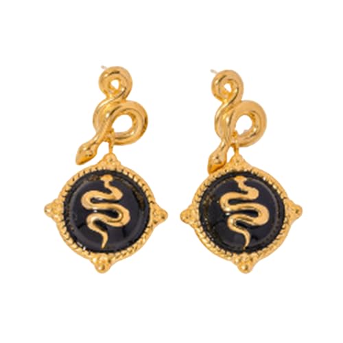Schlangenform Ohrringe Dangle Ohrringe Tierschmuck Legierung Textur Ohrzubehör Perfekt Für Modepersonen Professionelle Frauen Accessoires von FIRSTXIU