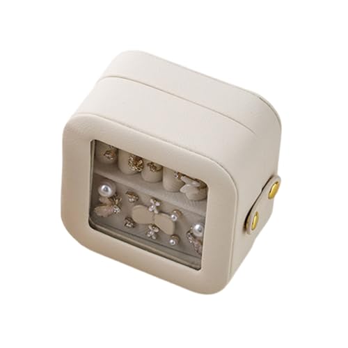 Schmuckstaierbox Mit Fächern Multifunktionaler Organizer Für Ohrringe Armbänder Halsketten Elegante Schmuckhalter Modische Displayschachtel von FIRSTXIU