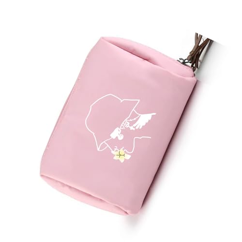 Schöne Kosmetische Tasche Bedruckte Toilettenbeutel Tragbares Make Up Ästhetischer Kosmetikorganisatoren Hautpflege Organisatoren Für Frauen Gedruckte Reisetilmtoetrie Make Up Schöne Lippenstifte von FIRSTXIU