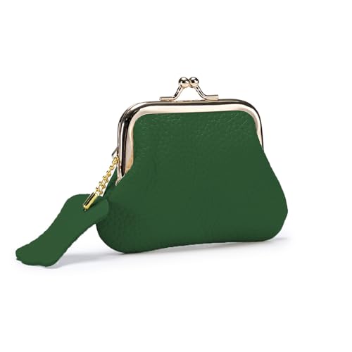 Schöne Münzbeutel Wechsel Geldbeutel Coin Storage Tasche Leder Geldbeutel Kuss Schloss Für Frau Mädchen Leder Schöne Beutel Schlüsselbeutel Kuss Schloss Wechsel Für Mädchen von FIRSTXIU