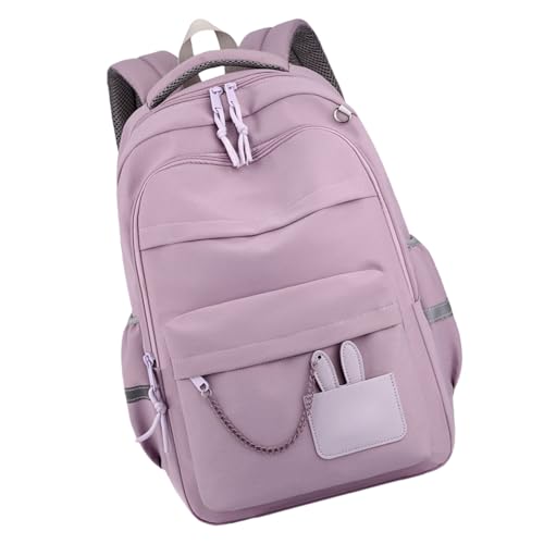Schülerschule Rucksack Girls School Tasche Schöne Kaninchen Print Rucksack Große Kapazität Koreanische Styles Student Reisen Großkapazität Mädchen Tasche von FIRSTXIU