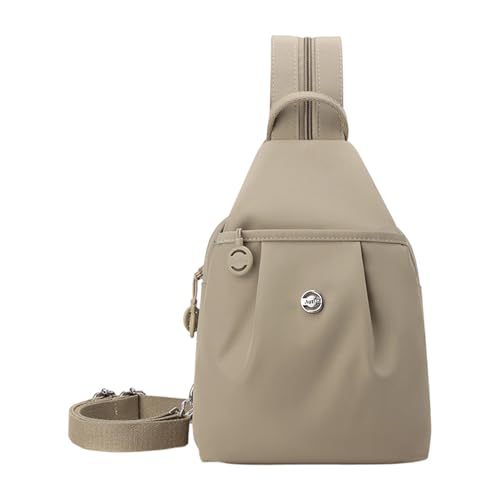 Slings Bag Frauen Männer Lässig Daypack Wasserdichtes Crossbody Slings Rucksack Travel Umhängetasche Brust Handtasche Brust Mit Reißverschlussgurt von FIRSTXIU
