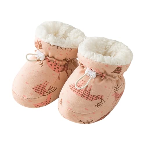 Sneaker Babyschuhe Weiche Sohlen Gedruckte Muster Erste Wanderschuhe Für Baby 0-6 Monate Voralker Schuhe Warmes Walking von FIRSTXIU