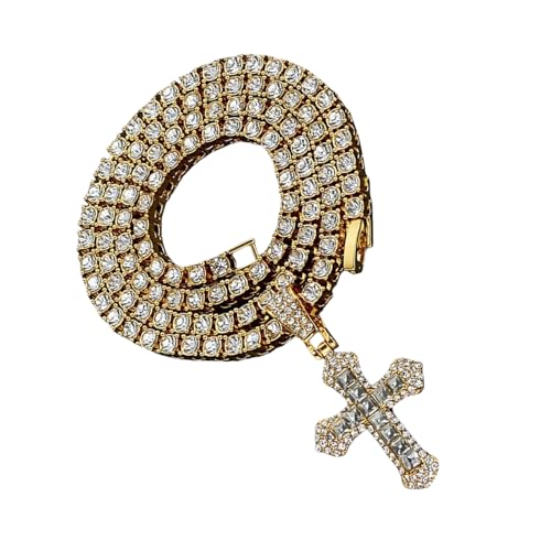 Sprudelnde Schmuck Halskette Religiöse Kette Halskette Strassstruktur Textur Mode Accessoire Party Schmuck Accessoire Für Männer Funkeln Sprudelnde Schmuck Halskette Religiöse Kette Halskette Strassstruktur Textur Mode Accessoire Party Schmuck Accessoire Für Männer Funkeln von FIRSTXIU