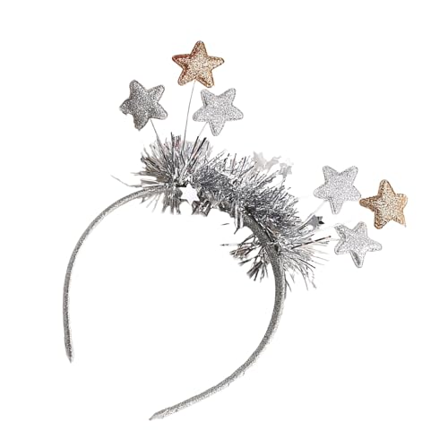 Star Modischer Hoop Festive Haarverzierungen Vielseitiges Styling Werkzeug Für Kinder Erwachsene Foto Requisiten Weihnachtsstirnband von FIRSTXIU