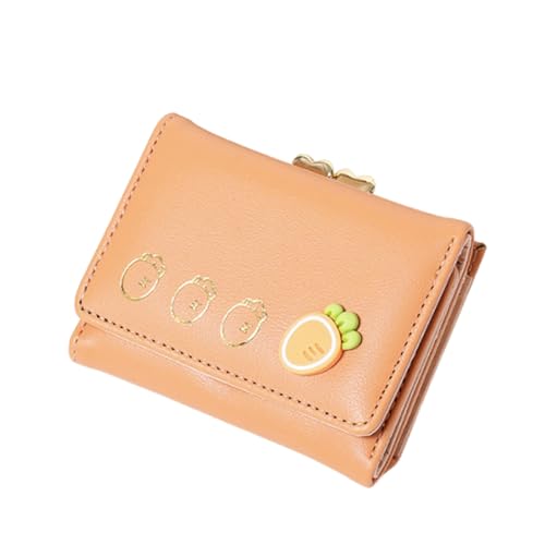 Stilvoller Kurzer Brieftasche Für Damen Gefaltete Brieftaschen Münze Geldbörse Mit Transparent von FIRSTXIU