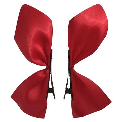 Stoff Duckbill Bowknot Form Haarclip Neujahr Kopfbedeckung Für Frauen Geburtstagsfeier Carnivals Thema Nicht Schlupf Haarnadel von FIRSTXIU