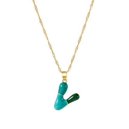 Stylische Anfängliche Anhänger Halskette 55 Cm Kette + 3 Cm Verlängerung Verstellbarer Ketten Halskette Für Tägliche Verschleiß Oder Spezieller Anlass Individueller Wort Benutzerdefinierter Name von FIRSTXIU