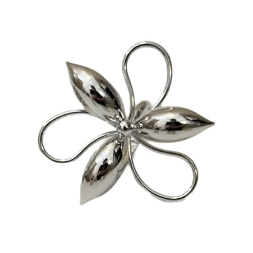 Stylischer Silberton Metall Geflochtene Ringe Metall Gewebte Ringe Unqiue Finger Charm Verstärken Ihre Mode Sinne Business Casual von FIRSTXIU