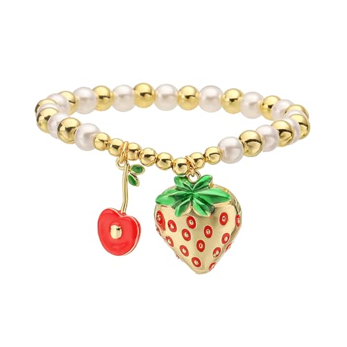 Stylish Fruit Themed Armband Sorgt Für Komfort Trendy Perlen Armband Anhänger Für Tägliche Und Feiern Modische Perlenkette Stylish Fruit Themed Armband Sorgt Für Komfort Trendy Perlen Armband Anhänger Für Tägliche Und Feiern Modische Perlenkette von FIRSTXIU