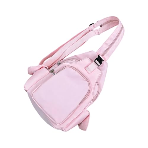 Stylish Nylon Chest Tasche Mit Verstellbarem Riemen Rucksack Crossbody Taschen Multi Taschen Schulterpack Für Frauen Täglich. Verwenden Sie Brustbeutel von FIRSTXIU