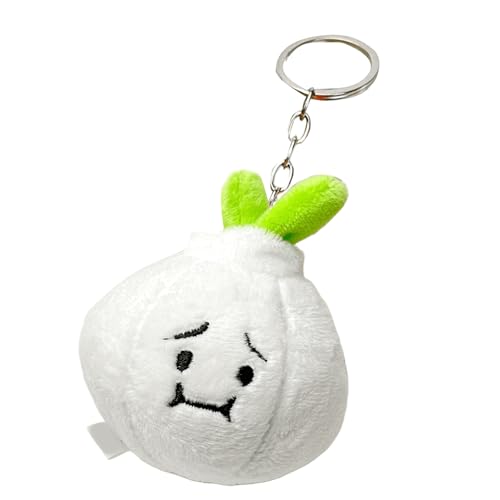 Stylish Pflanzförmige Plüsch Schlüsselbund Formschlüsselring Cartoon Karosschlüssel Anhänger Für Rucksäcke Und Taschen Farbenfroher Schlüsselbund Charme von FIRSTXIU