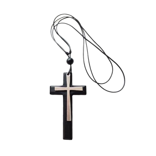 Stylish Wood Crucifix Anhänger Halskette Einstellbare Länge Neckchain Unisex Tägliches Outfit Chokerschmuck Für Männer Und Frauen Modetrendschmuck Stylish Wood Crucifix Anhänger Halskette Einstellbare Länge Neckchain Unisex Tägliches Outfit Chokerschmuck Für Männer Und Frauen Modetrendschmuck von FIRSTXIU