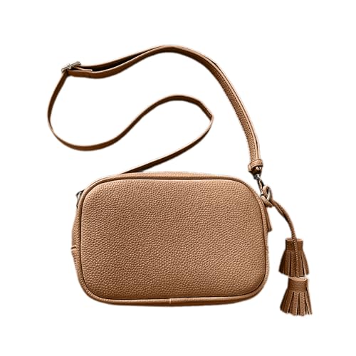 Trendy Quasten Umhängetasche Für Stilvolle Frauen Und Mädchen Kompakte PU Leder Crossbody Tasche Squiant Satchel Handtasche Frauen Kleine Geldbörse von FIRSTXIU