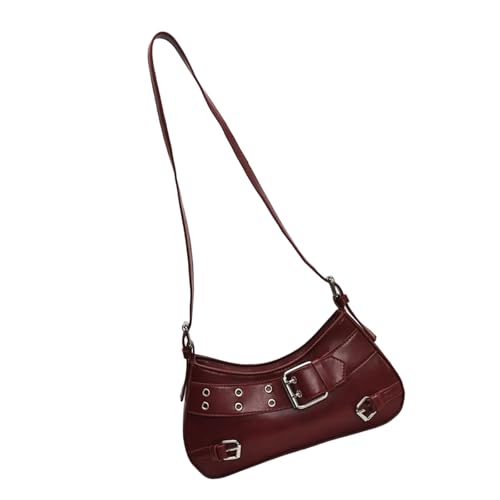 Umhängetasche Für Frauen Abend Clutches Tasche Handtasche PU Leder Achselbeutel Mit Reißverschluss Einfache Geldbörse Handtasche von FIRSTXIU