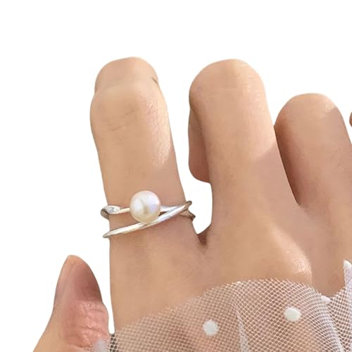 Unregelmäßige Silberfarbene Farböffnungsringe Modische Frauen Fingerschmuck Elegantes Accessoire Für Partys Und Täglicher Verschleiß Großhandelschmuck von FIRSTXIU