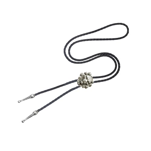 Western Geflochtene Lederkordel Bolotie Vintage Outfit Accessoire Metall Anhänger Anhänger Charme Krawatte Halskette Für Männer Frauen Cowboy Kostüm Bolo Krawatte Western Geflochtene Lederkordel Bolotie Vintage Outfit Accessoire Metall Anhänger Anhänger Charme Krawatte Halskette Für Männer Frauen Cowboy Kostüm Bolo Krawatte von FIRSTXIU