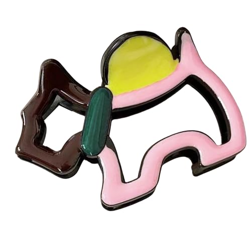 Zeitgenössischer Welpe Haarklauenclip Acrylhaarnadel Schlupf Widerstand Starkes Leichtes Accessoire Für Frauen Und Teenager Jugendlich Stil Accessoires von FIRSTXIU