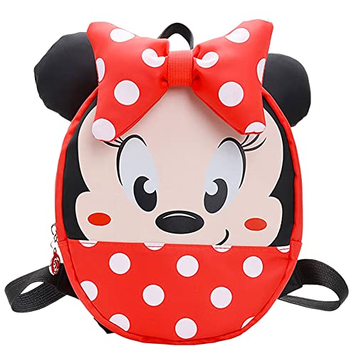 FISAPBXC Minnie Rucksack, Rucksack Kinder, Kinder Rucksack, Schüler Schultasche, Minnie Backpack, Minnie Tasche Modeaccessoire Rucksack für Kinder Geschenk(20 * 27 * 7cm) von FISAPBXC